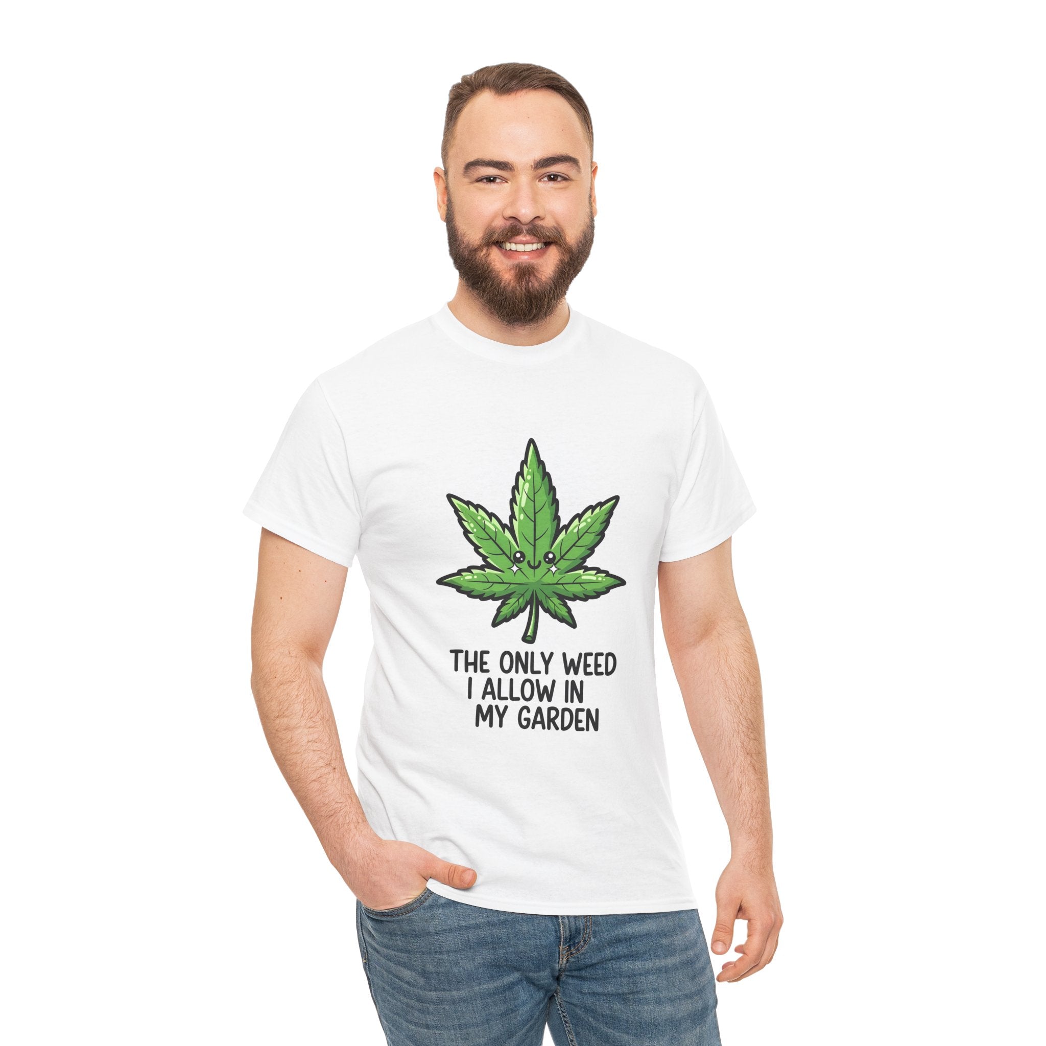 Funny Cannabis Gardening Tee, Unisex Cotton T-Shirt for Gardeners, Weed Lovers Gift, Stoner Humor Top, Perfect for 420 Celebration