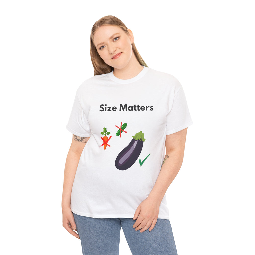 Size matters Unisex Heavy Cotton Tee