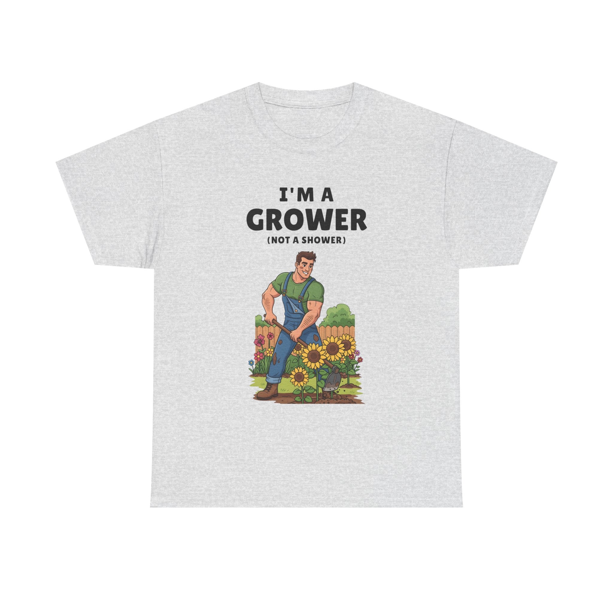 I'm a Grower Unisex Heavy Cotton Tee - Fun Gardening Shirt for Plant Lovers