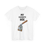 Gardening Humor Unisex Heavy Cotton Tee - "My Favorite Hoe"