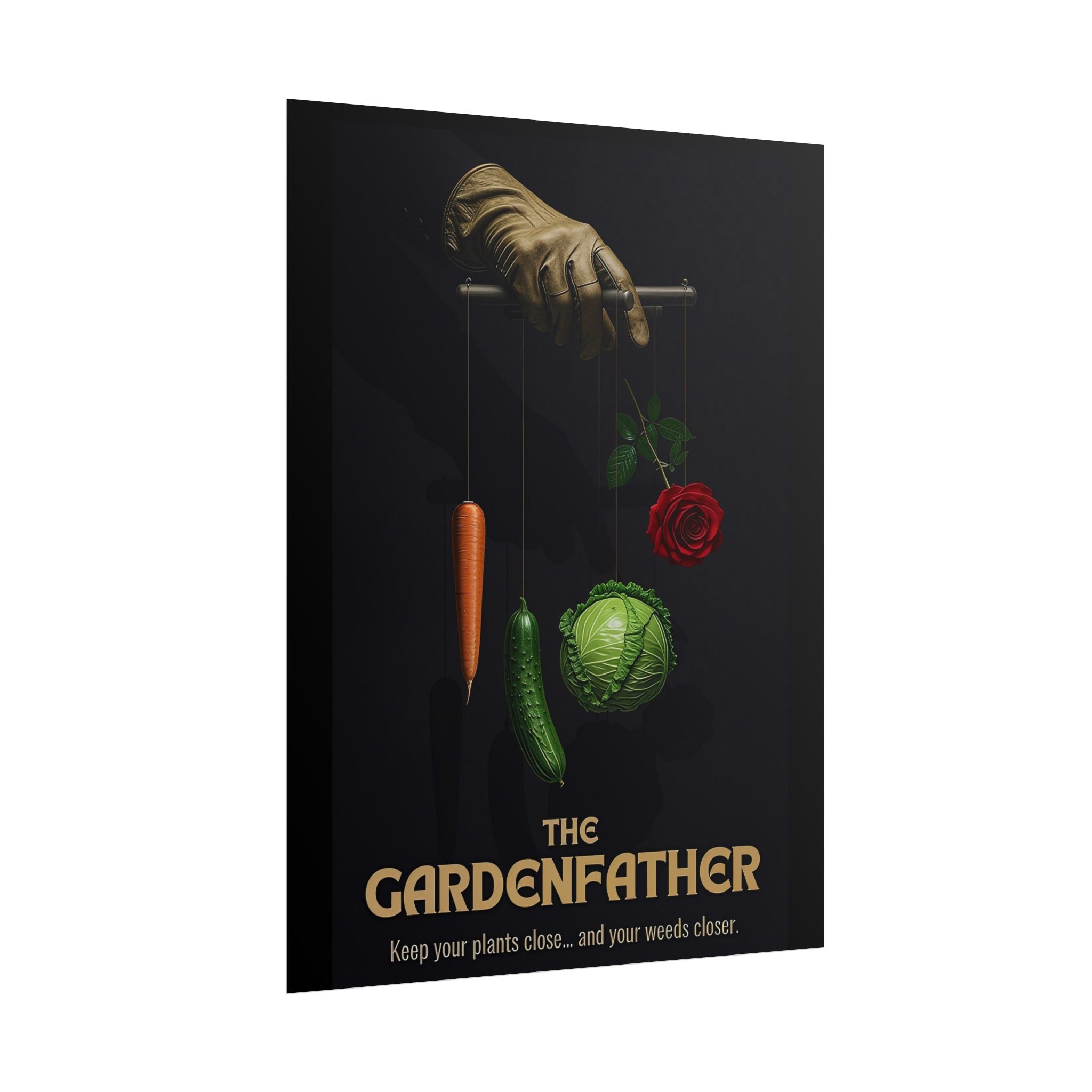 Gardenfather Rolled Poster - Keep Your Plants Close