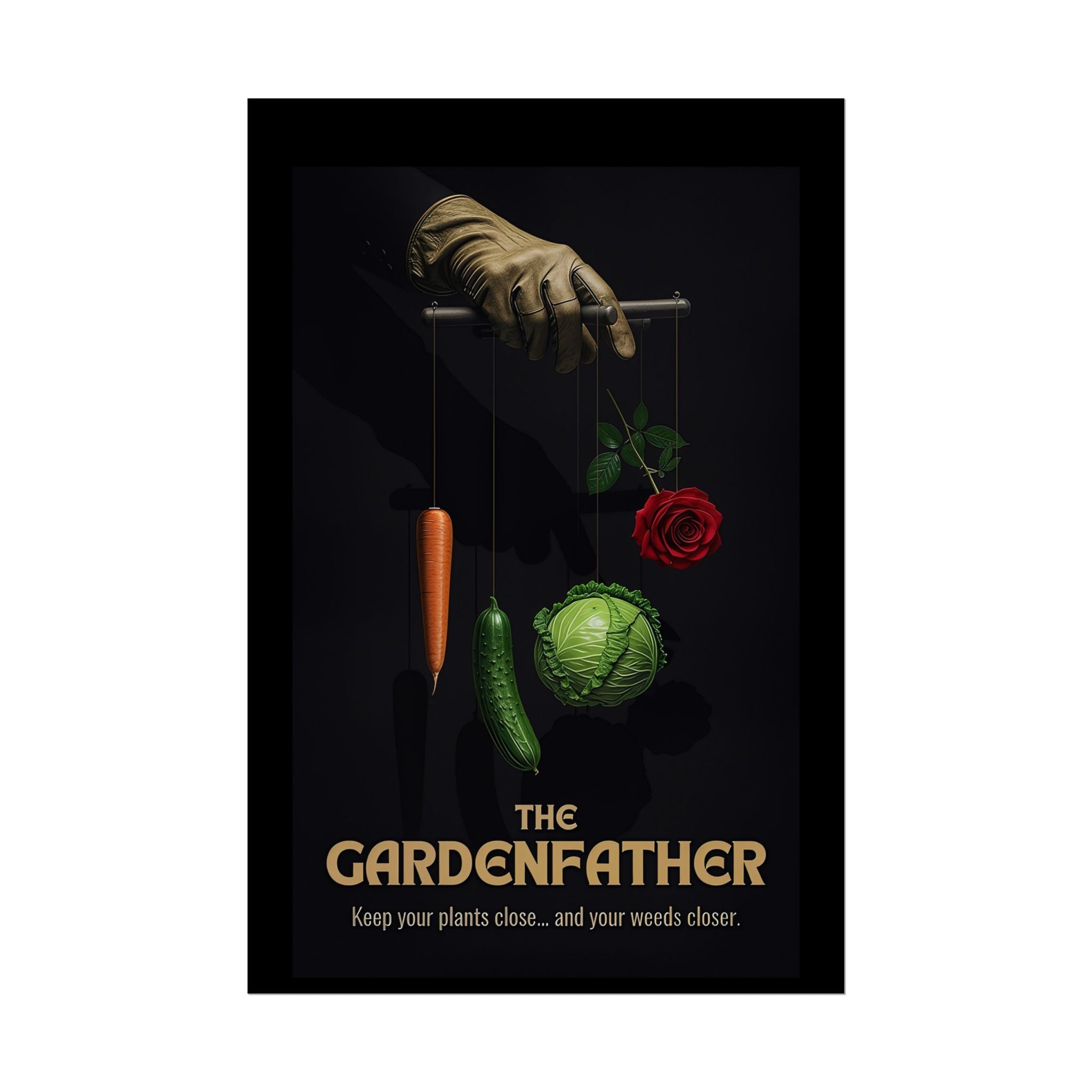Gardenfather Rolled Poster - Keep Your Plants Close