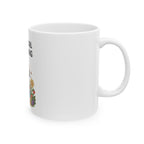 Black Girl Gardening Mug - 11oz Floral Design for Plant Lovers