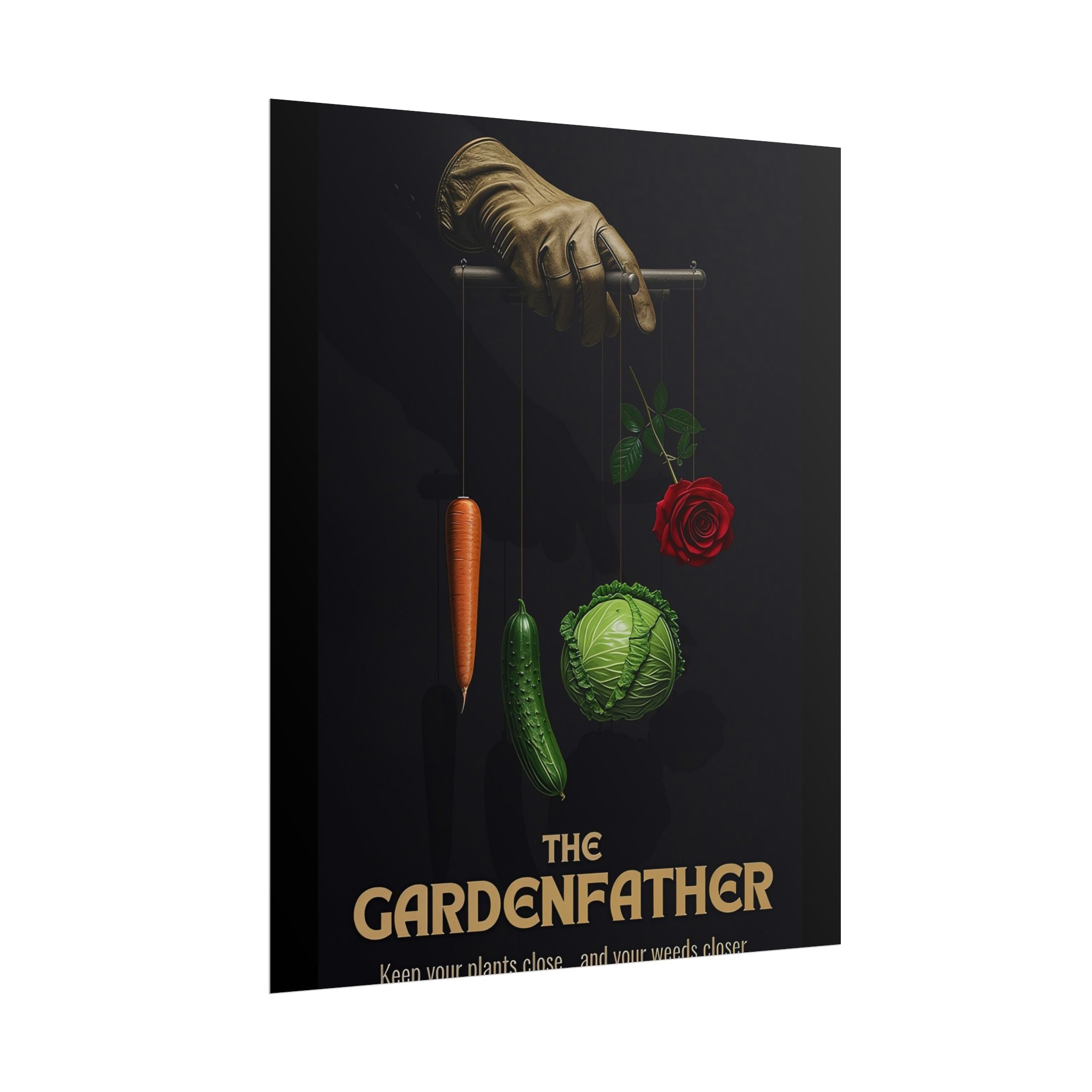 Gardenfather Rolled Poster - Keep Your Plants Close