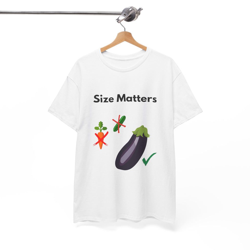 Size matters Unisex Heavy Cotton Tee