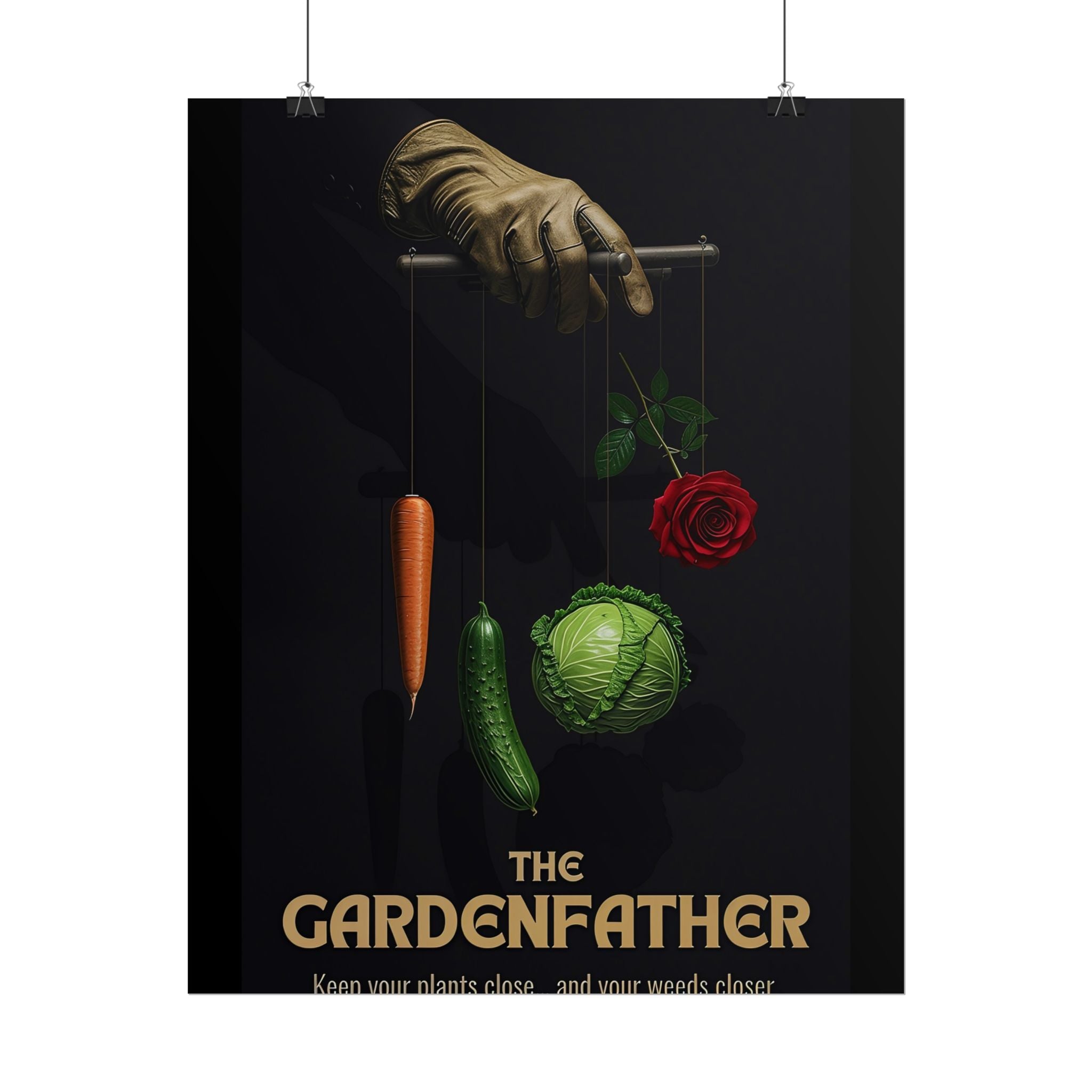 Gardenfather Rolled Poster - Keep Your Plants Close