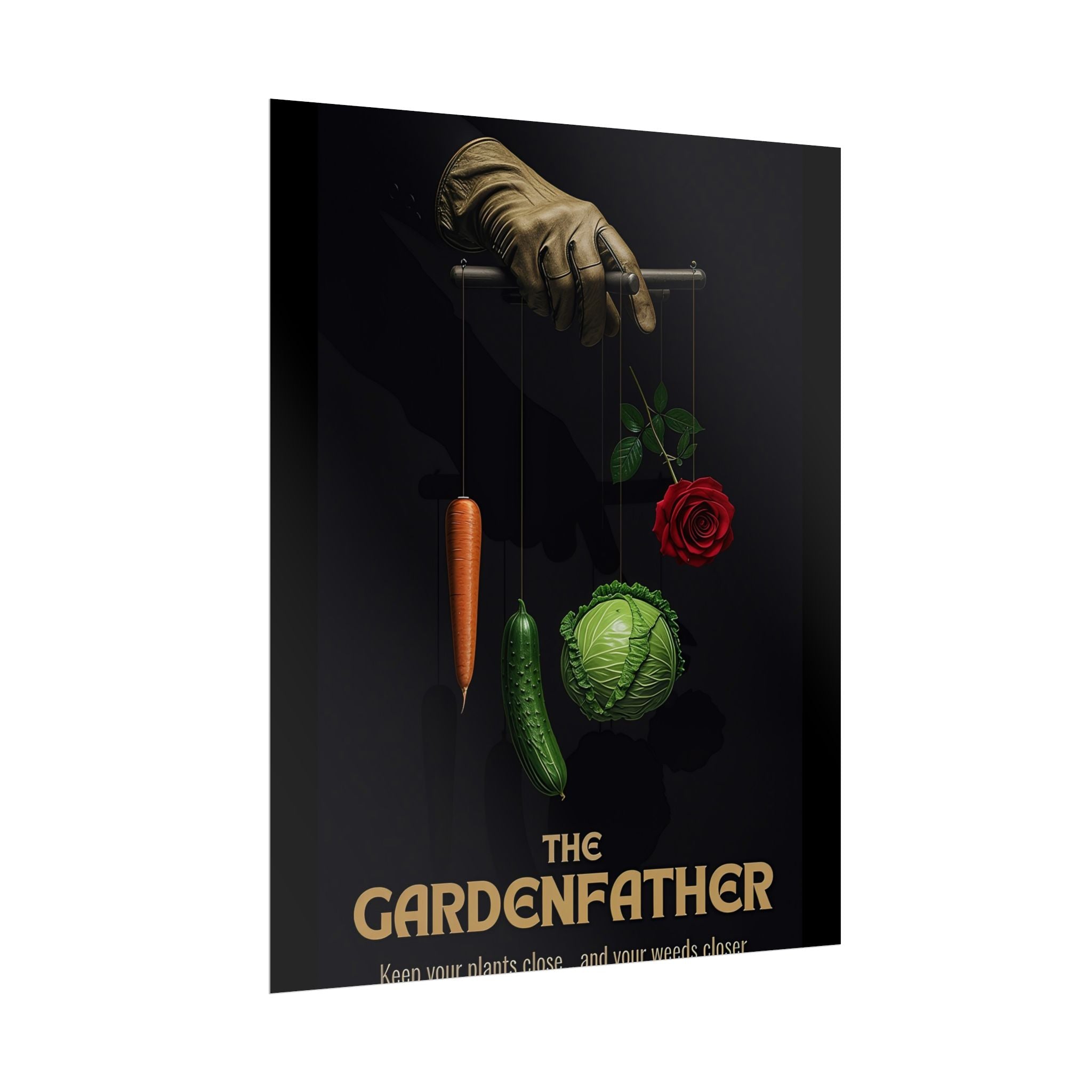 Gardenfather Rolled Poster - Keep Your Plants Close