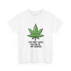 Funny Cannabis Gardening Tee, Unisex Cotton T-Shirt for Gardeners, Weed Lovers Gift, Stoner Humor Top, Perfect for 420 Celebration