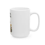 Black Girl Gardening Mug - 11oz Floral Design for Plant Lovers