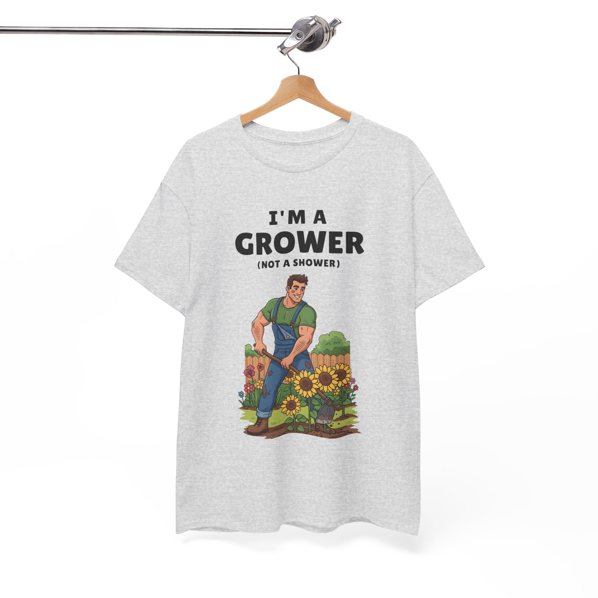 I'm a Grower Unisex Heavy Cotton Tee - Fun Gardening Shirt for Plant Lovers