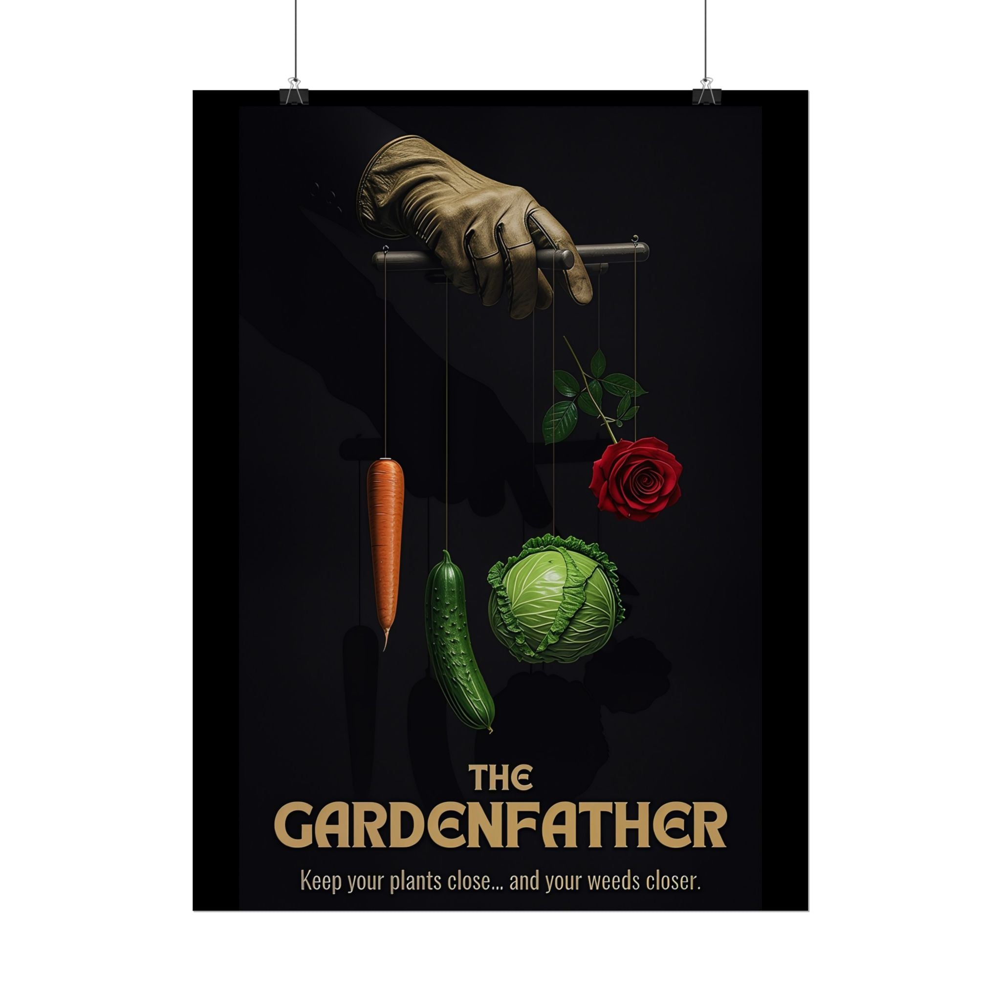Gardenfather Rolled Poster - Keep Your Plants Close