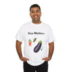 Size matters Unisex Heavy Cotton Tee