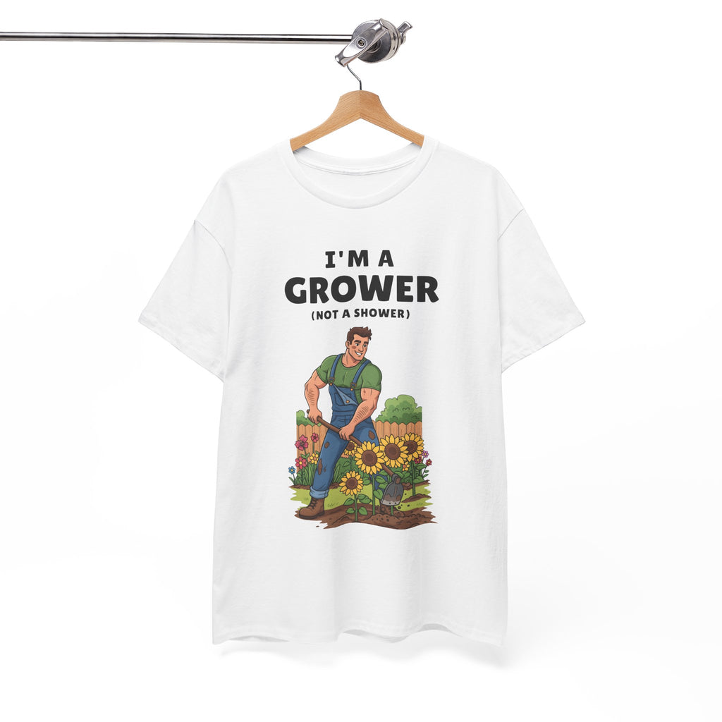 I'm a Grower Unisex Heavy Cotton Tee - Fun Gardening Shirt for Plant Lovers