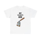 Gardening Humor Unisex Heavy Cotton Tee - "My Favorite Hoe"