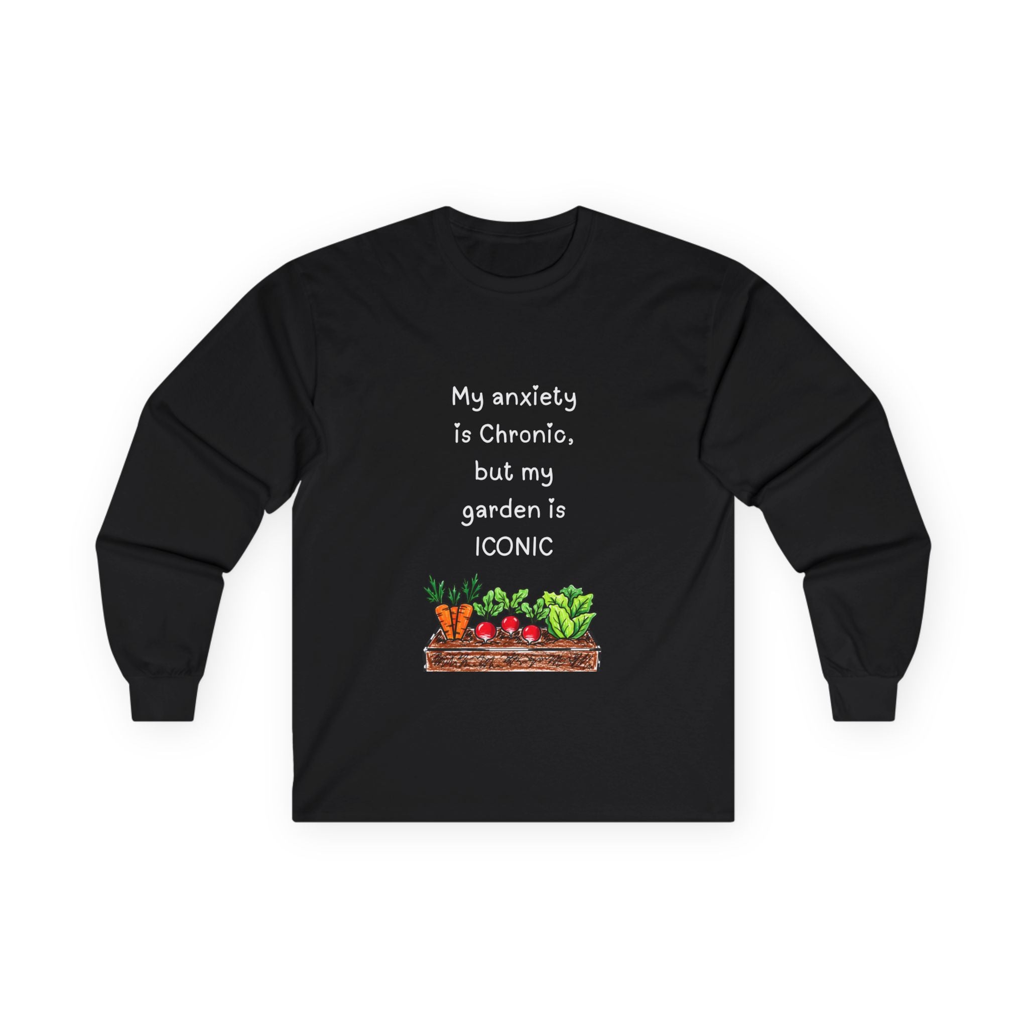 Iconic Garden Long Sleeve Tee - Anxiety Relief Apparel