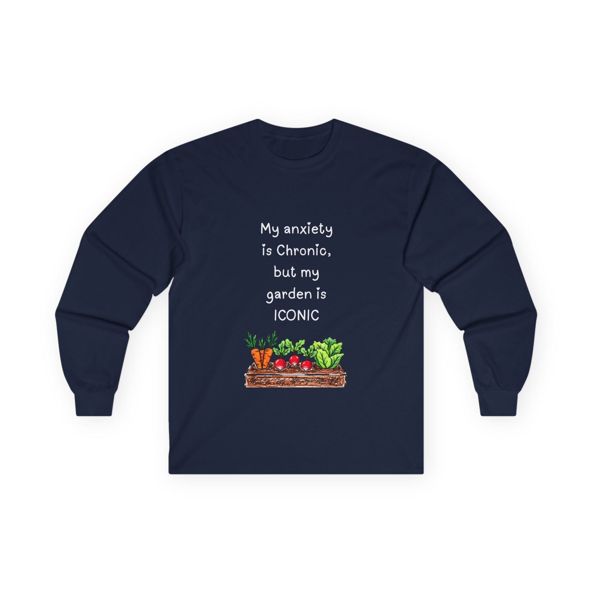 Iconic Garden Long Sleeve Tee - Anxiety Relief Apparel